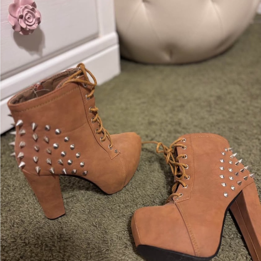 Wet Seal Studded Boots size 6